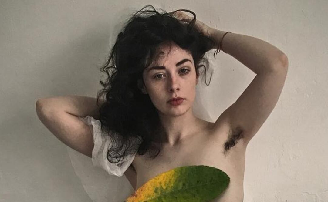 El retrato que hizo la fotógrafa Dragana Jurisic de la poeta Caoimhe Lavelle fue censurado en redes sociales. Foto: Instagram / Dragana Jurisic