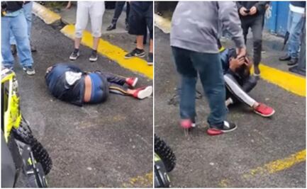 Someten a presunto delincuente y lo golpean hasta hacerlo llorar en Cuautitlán Izcalli