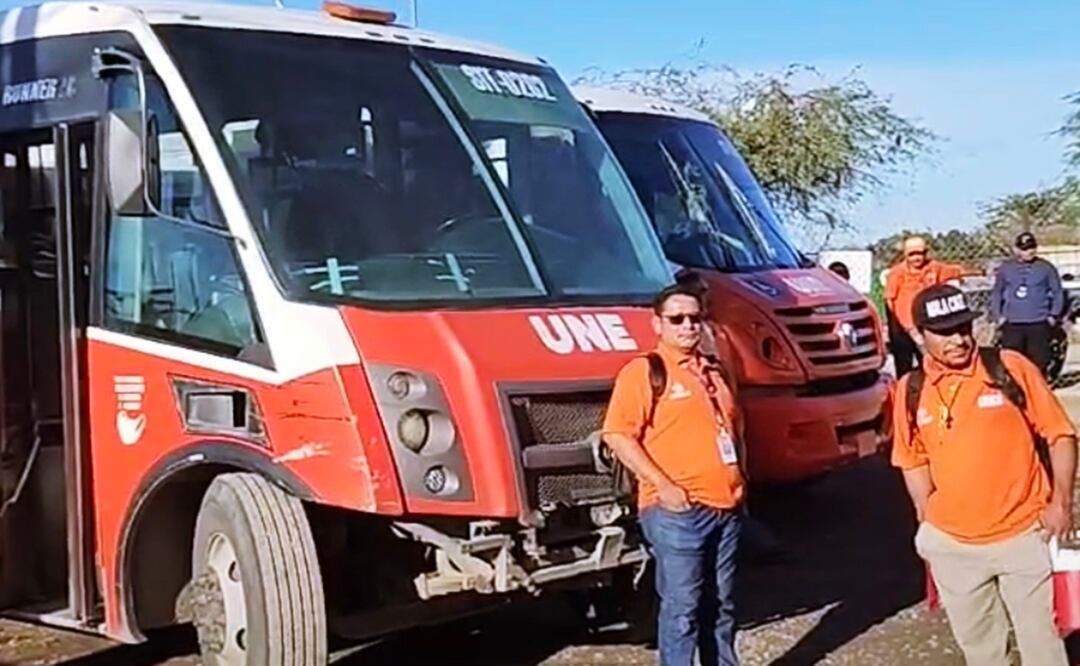 PARO EN EL TRANSPORTE PÚBLICO PROVOCÓ QUE CIENTOS DE PERSONAS NO LLEGARAN A TIEMPO A SU TRABAJO EN HERMOSILLO. Foto: Especial