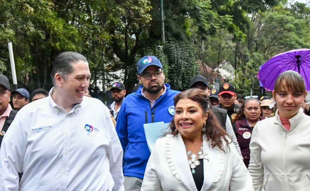 Luis Mendoza destaca la buena coordinación con la Jefa de Gobierno para resolver los problemas de los vecinos de la alcaldía Benito Juárez.
Foto: Especial.