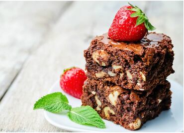 #RECETA brownies sin azúcar añadida