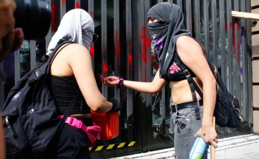 Así fue la marcha por el Día Internacional de la Mujer el año pasado en la CDMX