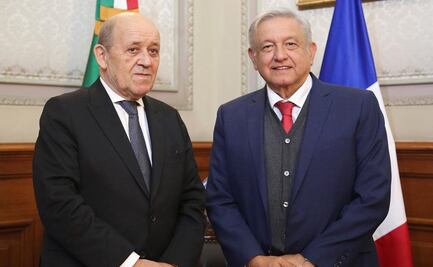 AMLO se reúne con ministro para Europa y Asuntos Exteriores de Francia 