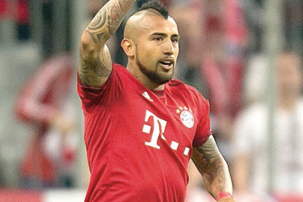 Arturo Vidal hizo el único gol del encuentro en Munich (SVEN HOPPE. EFE)