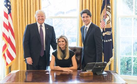 Ivanka Trump publica foto de sí misma en Oficina Oval