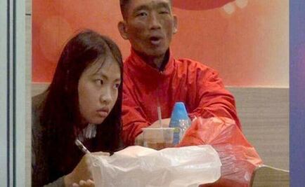 Rehén china sorprende por su serenidad