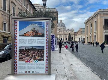 Talavera pone el toque mexicano en decoración navideña del Vaticano