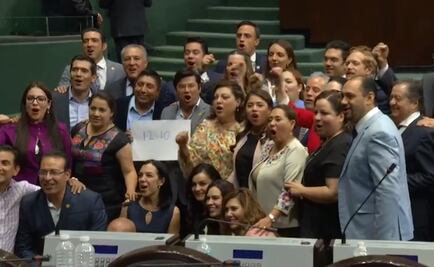 Diputados clausuran periodo; panistas celebran: “¡no cayó, no cayó, la reforma no cayó!”