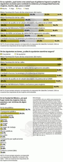 Capitalinos apoyan marcha de mujeres, pero no las pintas: encuesta