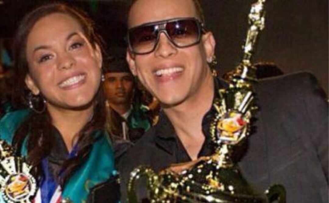 Yamilette junto a su padre, Daddy Yankee. Foto: Twitter @DYMFC_Spain