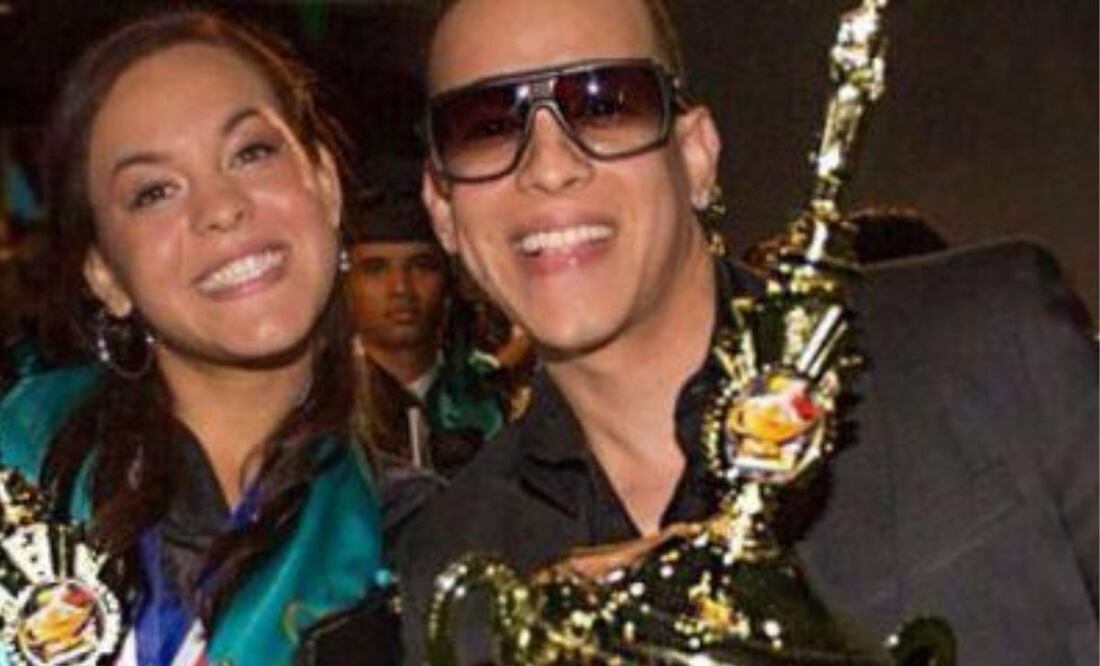 Yamilette junto a su padre, Daddy Yankee. Foto: Twitter @DYMFC_Spain