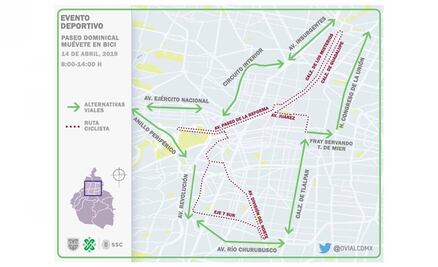 Eventos deportivos complicarán la vialidad capitalina este domingo