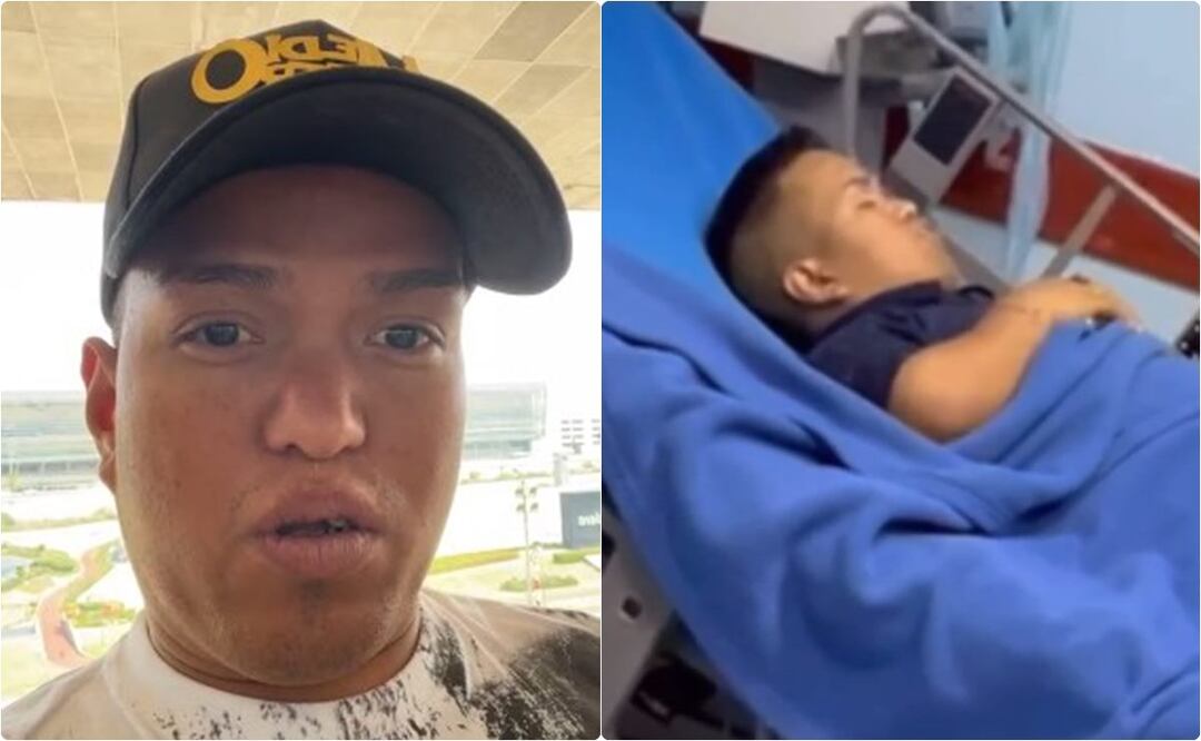 El fin de semana se reportó que Medio Metro había sido hospitalizado por mordedura de perro. / Foto: Captura video de Facebook y TikTok soydulcegipsy