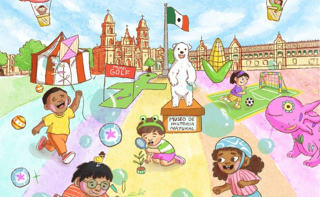 Zocalito de las infancias. Foto: Tomada de la cuenta de X de @GobCDMX