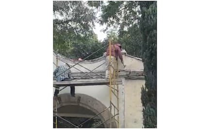 Secretaría de Cultura reconoce una mala intervención en arcos históricos de Coyoacán