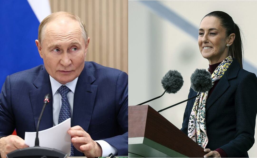 Putin declina invitación a toma de posesión de Claudia Sheinbaum. Foto: especial