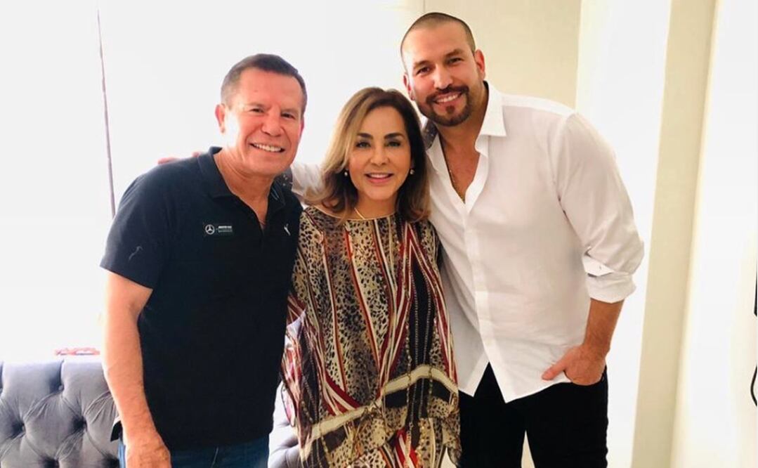 Julio César Chávez y Rafael Amaya. Foto: Instagram 