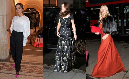 Kate Middleton, Victoria Beckham, Kate Moss, con looks ganadores en la gala de National Portrait Gallery 