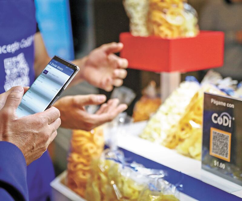De CoDi, plataforma de Cobro Digital, los banqueros aseguran que buscan impulsar una mayor adopción del pago entre los comercios. Foto: ARCHIVO EL UNIVERSAL