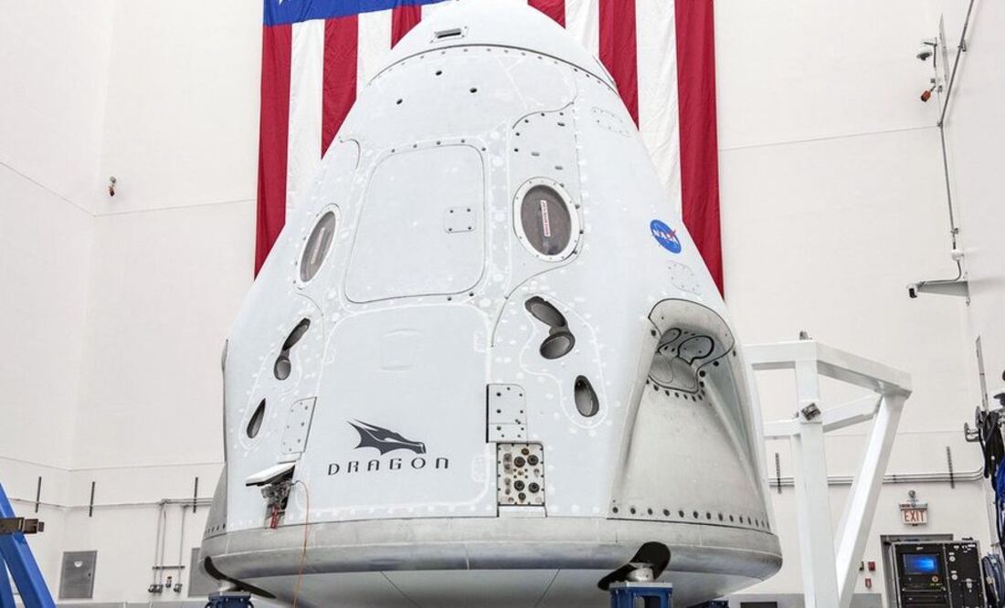 Crew Dragon será la primera nave comercial que transportará humanos al espacio. Foto: NASA