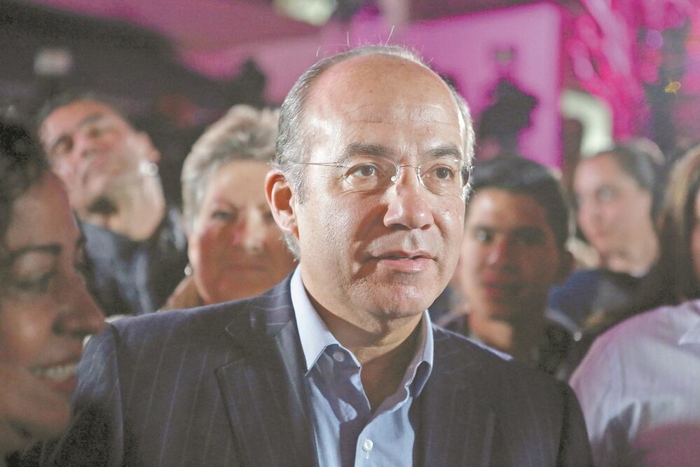 El expresidente Felipe Calderón asegura que Emilio Lozoya está siendo utilizado para perseguir a los opositores de López Obrador. Foto: ARCHIVO EL UNIVERSAL