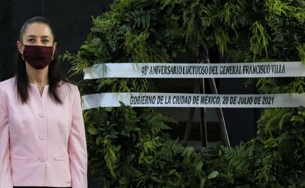 Sheinbaum encabeza el 98 aniversario luctuoso de Francisco Villa en el Monumento a la Revolución