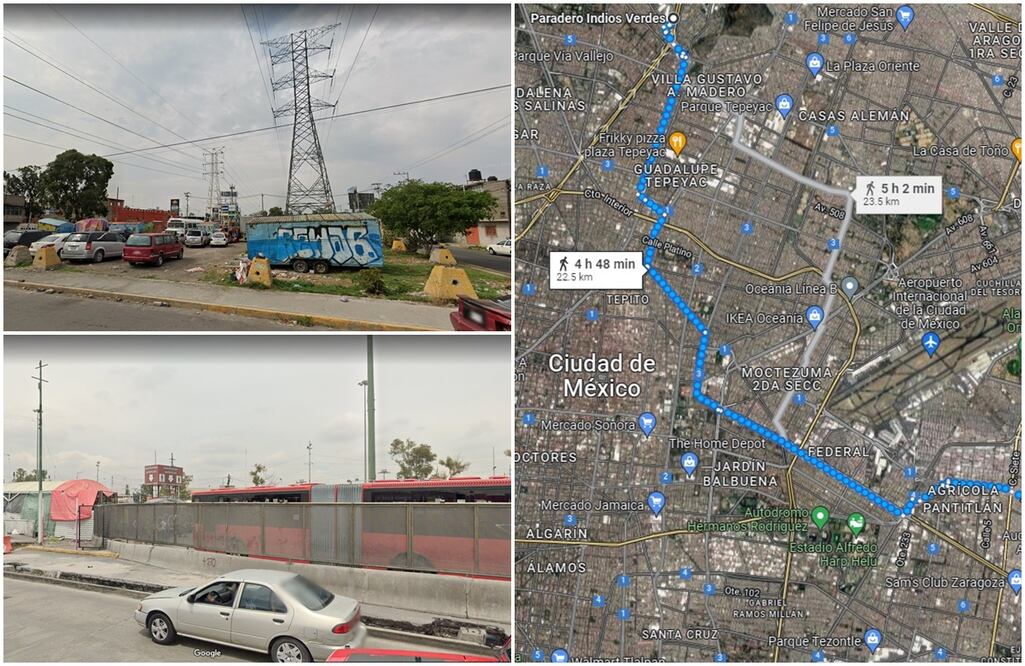 FOTO: tomadas de Google Maps / EL UNIVERSAL/