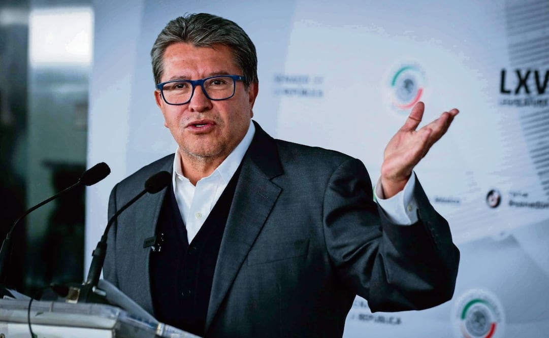 Ricardo Monreal, coordinador de Morena en la Cámara de Diputados. Foto: Archivo EL UNIVERSAL