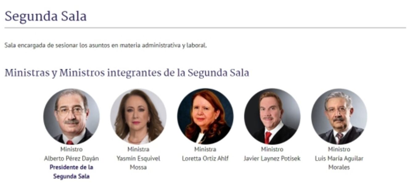 Eligen a Pérez Dayán presidente de Segunda Sala de la Corte, y a Pardo Rebolledo de Primera Sala