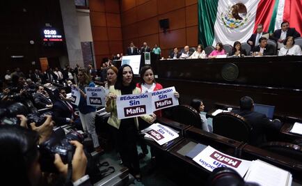 Inician diputados debate de leyes educativas entre gritos y empujones