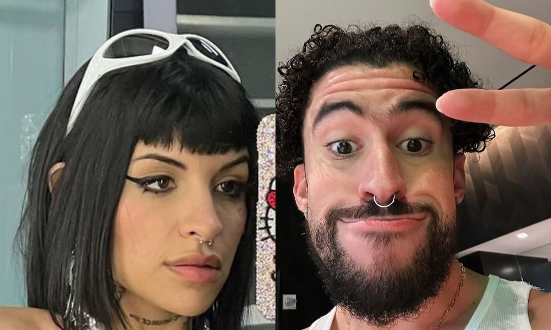 Cazzu y Bad Bunny. Fuente: producción Universal