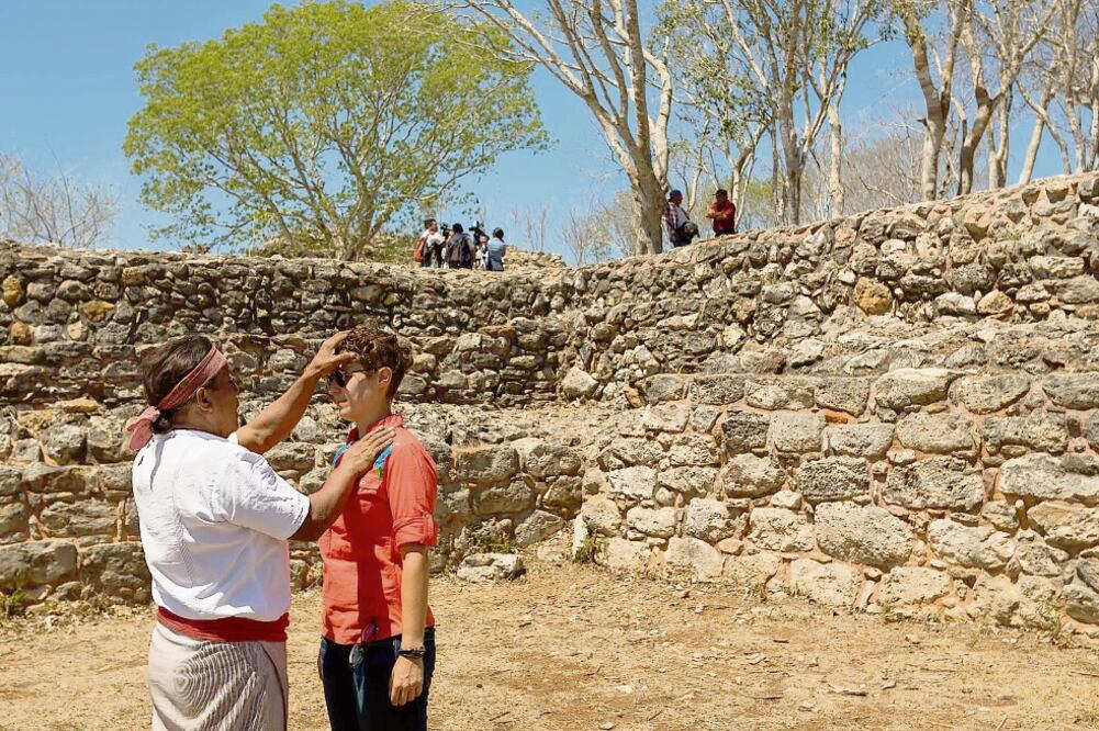 En la apertura del sitio arqueológico participó Michelle Fridman, secretaria de Fomento Turístico.