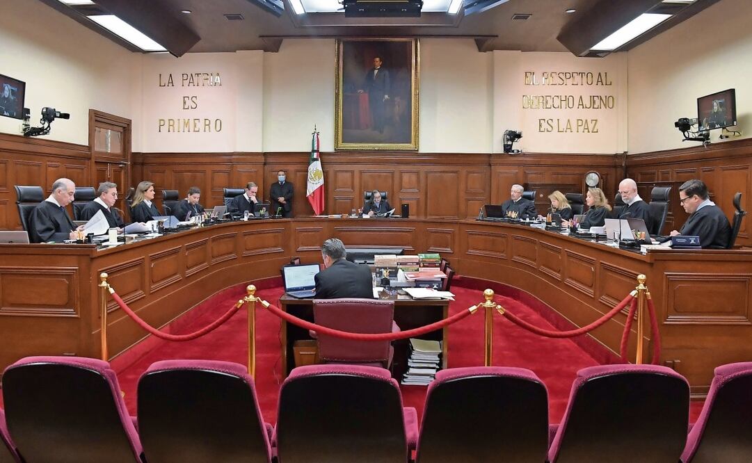 Los ministros que concluyan su encargo por no postularse o no ser seleccionados en la elección extraordinaria de 2025, no serán beneficiarios de un haber por retiro, salvo que renuncien. Foto: Archivo EL UNIVERSAL