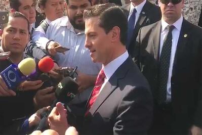 "Mantuvimos el barco a flote": Peña Nieto