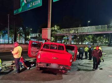 Seis lesionados tras choque en Coyoacán; SSC coordina atención médica y traslado a hospitales