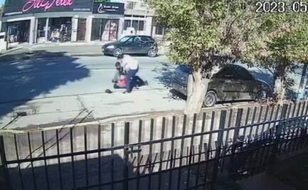 Joven frustra asalto a un abuelito tras interceptar a ladrón con una patada voladora en Argentina