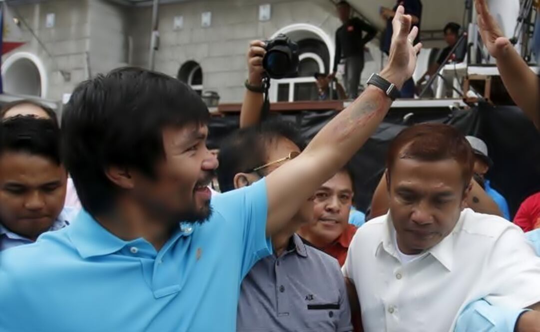 Pacquiao, 36, did not say what party or coalition he would join for his Senate bid. (Photo: Reuters)