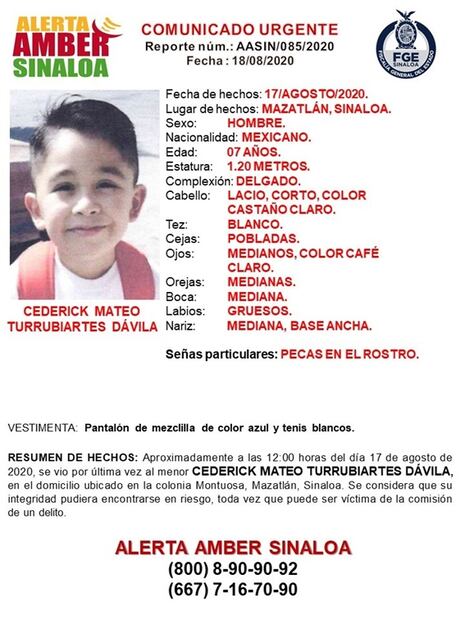 Desaparecen tres menores de edad en Sinaloa; emiten Alerta Amber