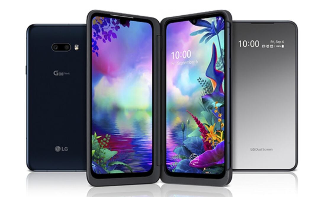 La primera pantalla dual de LG, presentada en el MWC 2019 en Barcelona, estableció un factor innovador y una nueva forma de multitarea en movimiento