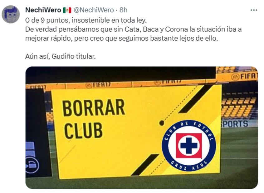 Cruz Azul perdió ante Xolos y los memes se burlan de la nueva cruzazuleada