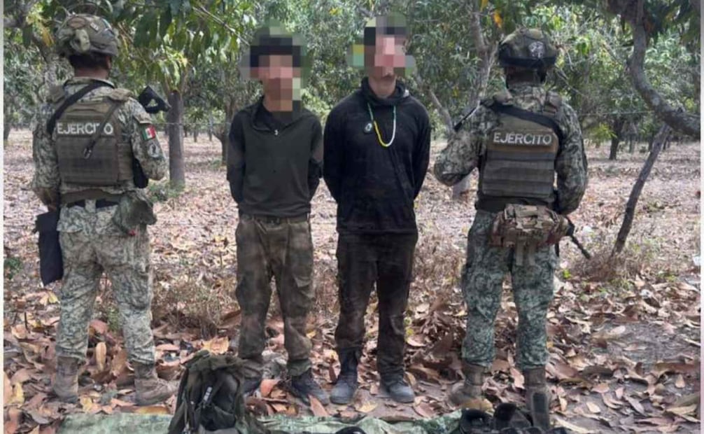 Detenidos por portación de arma (05/03/2026). Foto: Especial
