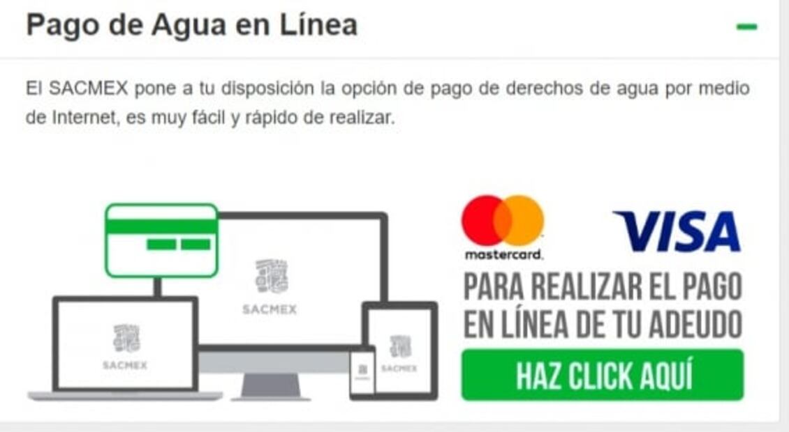 Cómo pagar tu recibo de agua en línea