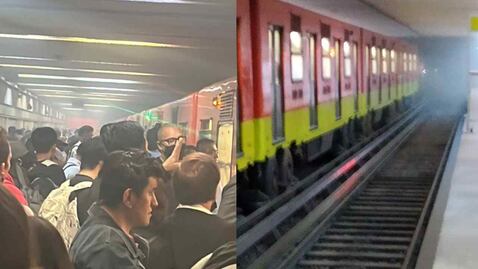 VIDEO: ¿Qué pasó en la estación Niños Héroes de la Línea 3 del Metro?  