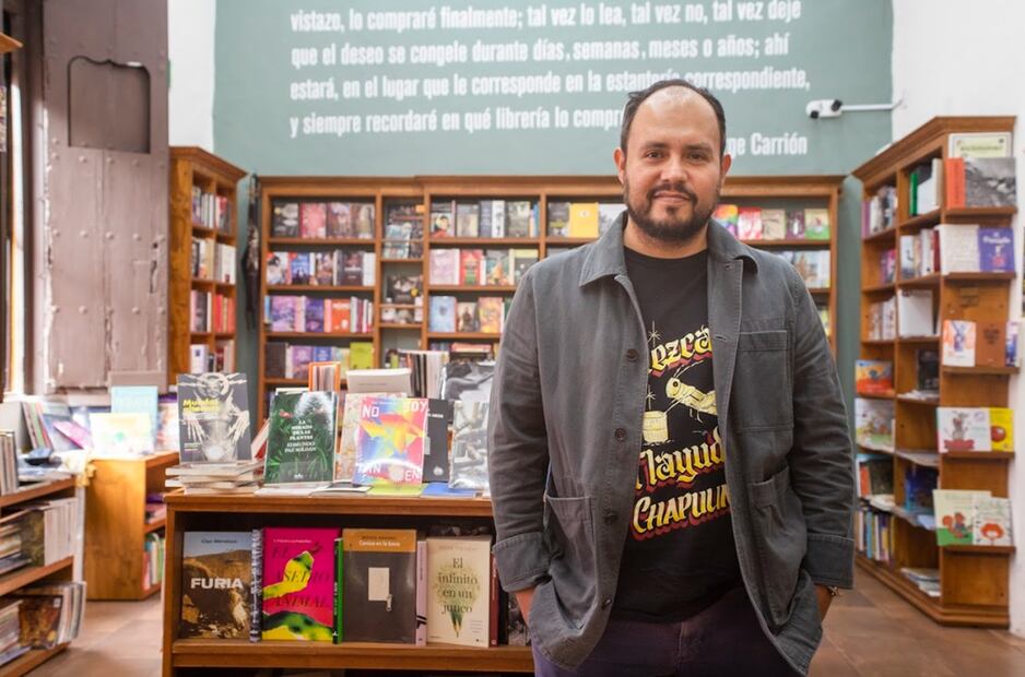 Guillermo Quijas, director de Almadía.
Foto: Ariadna Rojas, cortesía