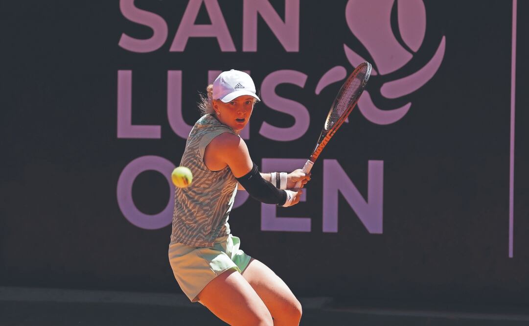Francesca Jones, finalista en el torneo WTA 125. San Luis Open