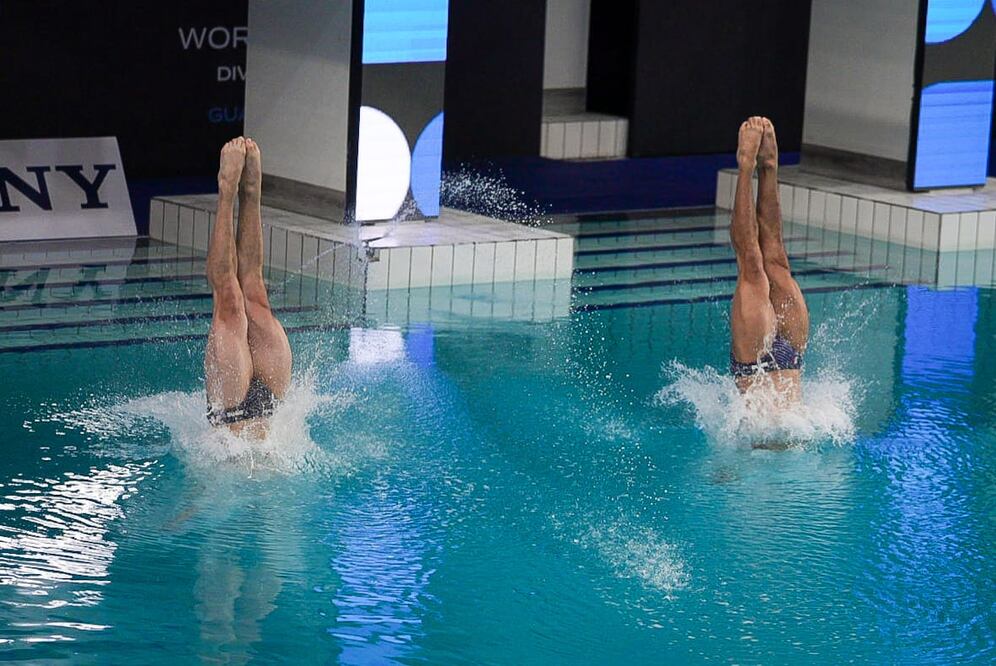 México brilló y se colgó la presea de plata en la segunda parada de la Copa del Mundo de Clavados 2025 / FOTO: Cortesía Conade