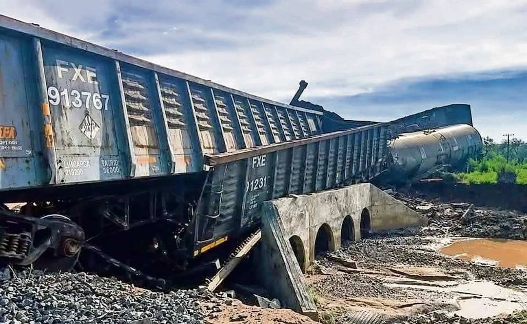 Un tren de Ferromex se descarriló el 26 de julio en el municipio de Naco, hecho por el que se derramaron más de 70 mil litros de hidrosulfuro de sodio.