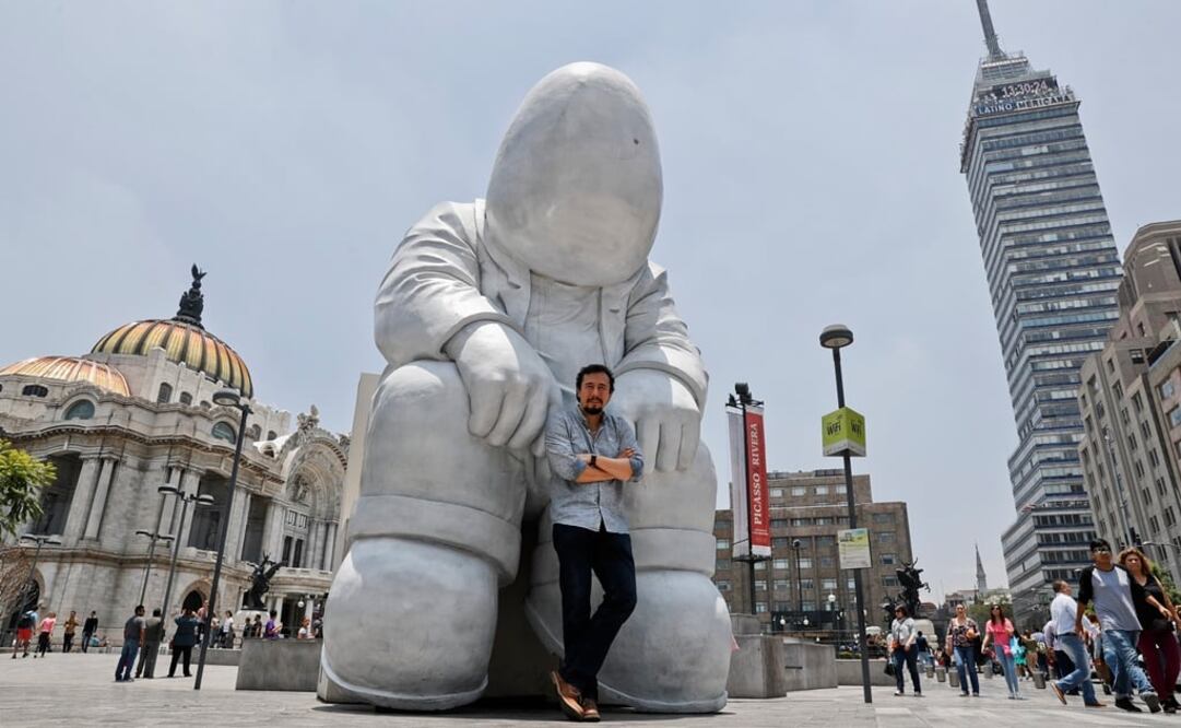 La Alameda Central expone desde el 15 de julio piezas de Timoteo, o "Timo", personaje de Rodrigo de la Sierra. Foto: Cristopher Rogel Blanquet / EL UNIVERSAL