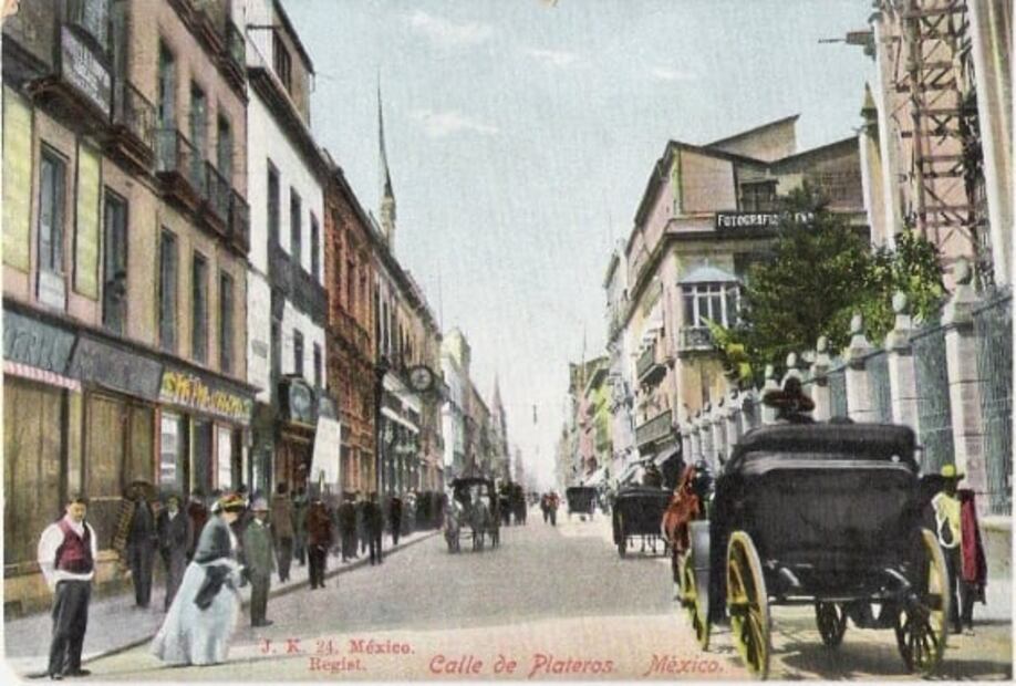 La memorable calle de Los Plateros en la Ciudad de México