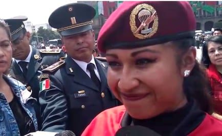 Cecilia Canto, primera mujer de la Brigada de Fusileros Paracaidistas